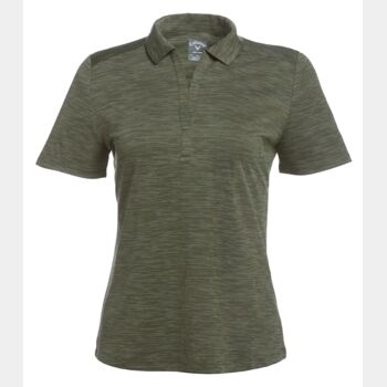 CALLAWAY BROKEN STRIPE TEXTURE LADIES' POLO Thumbnail