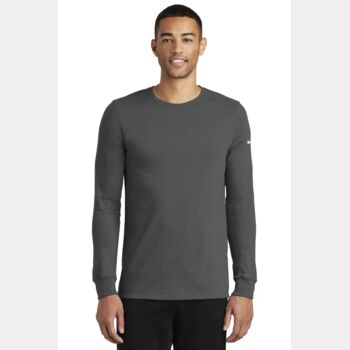 NIKE Dri-FIT COTTON/POLY LONG SLEEVE TEE Thumbnail