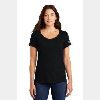 NIKE Dri-FIT COTTON/POLY SCOOP NECK LADIES' TEE Thumbnail