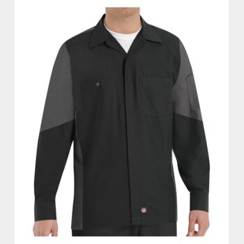 RED KAP® LONG SLEEVE WOVEN CREW SHIRT Thumbnail