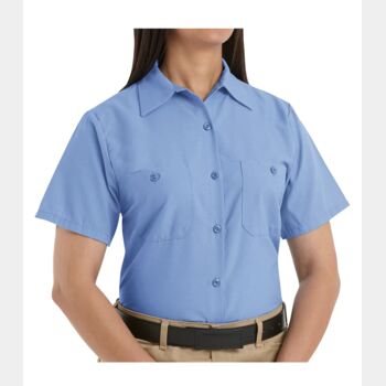 RED KAP® INDUSTRIAL SHORT SLEEVE LADIES' WORK SHIRT Thumbnail