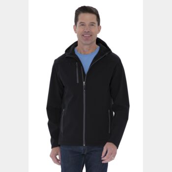 COAL HARBOUR® EVERYDAY HOODED WATER REPELLENT STRETCH SOFT SHELL JACKET Thumbnail