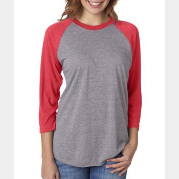 Next Level Unisex Tri-Blend 3/4-Sleeve Raglan Thumbnail
