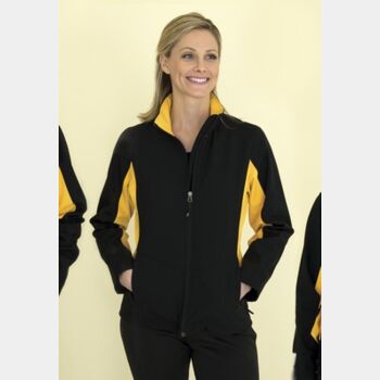 Coal Harbour Everyday Fleece Colour Block Softshell Ladies' Jacket Thumbnail