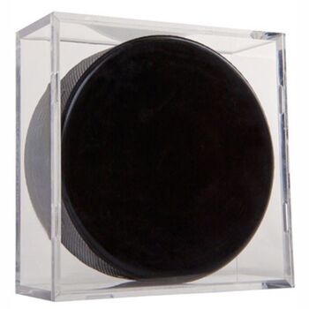 Cube Hockey Puck - Display Case  Thumbnail