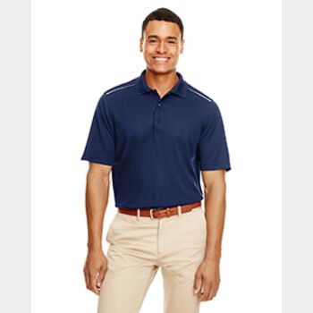 Core 365 Men's Radiant Performance Piqué Polo with Reflective Piping Thumbnail