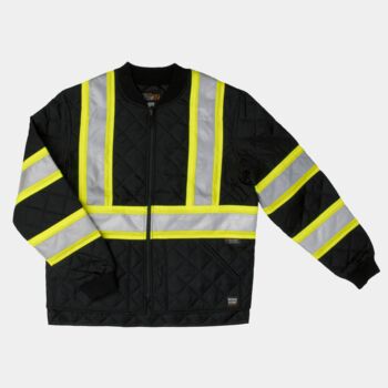 Hi Vis Quilted Safety Jacket Thumbnail