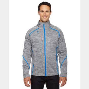 North End Men's Flux Mélange Bonded Fleece Jacket Thumbnail