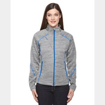 Ladies' Flux Mélange Bonded Fleece Jacket Thumbnail